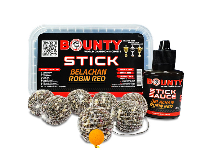 Готовый ПВА-Стик BOUNTY BELACHAN ROBIN RED 20шт.