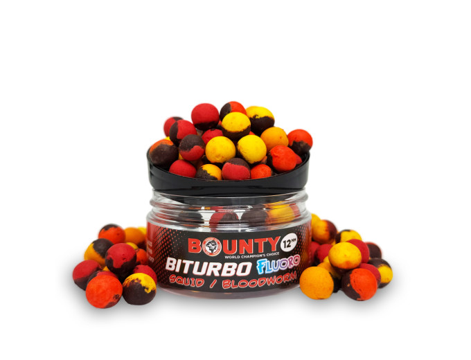 Преміум насадка BOUNTY FLUORO BITURBO SQUID / BLOODWORM 10мм