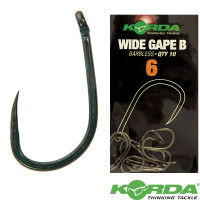 Крючки KORDA Wide Gape Barbless (без бородки)