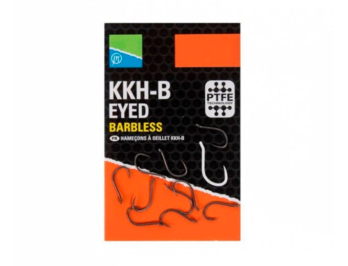 Крючки PRESTON KKH-B SIZE 10 HOOKS (без бородки)