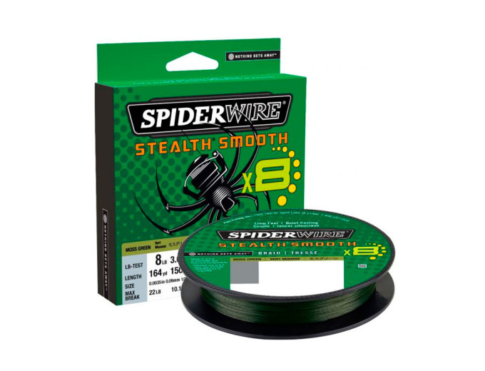 Шнур для шоклидера SPIDER STEALTH SMOOTH8 150М 0.23MM