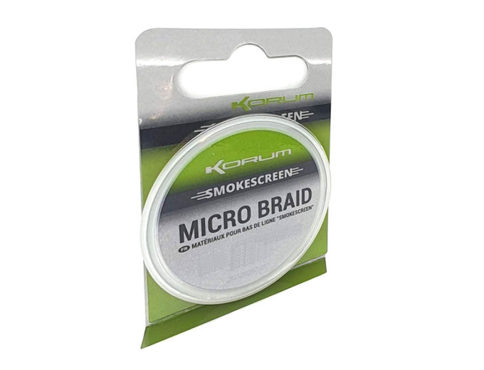 Повідковий матеріал KORUM SMOKESCREEN MICRO BRAID 10LB