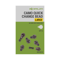 Коннектор для поводка Korum Camo Quick Change Bead Large